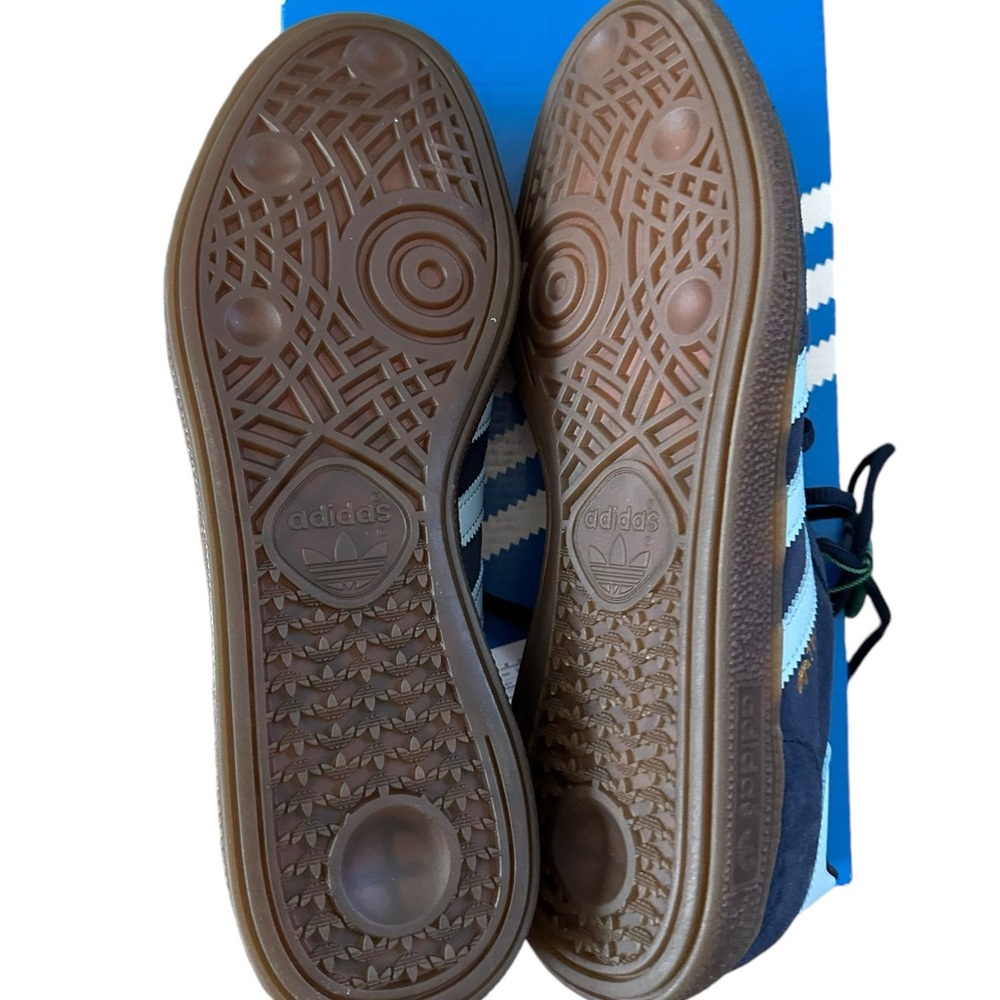 Adidas Handball Spezial Suede Leather Navy Blue Gum 10 11.5 NWT NEW BOX - Picture 8 of 16